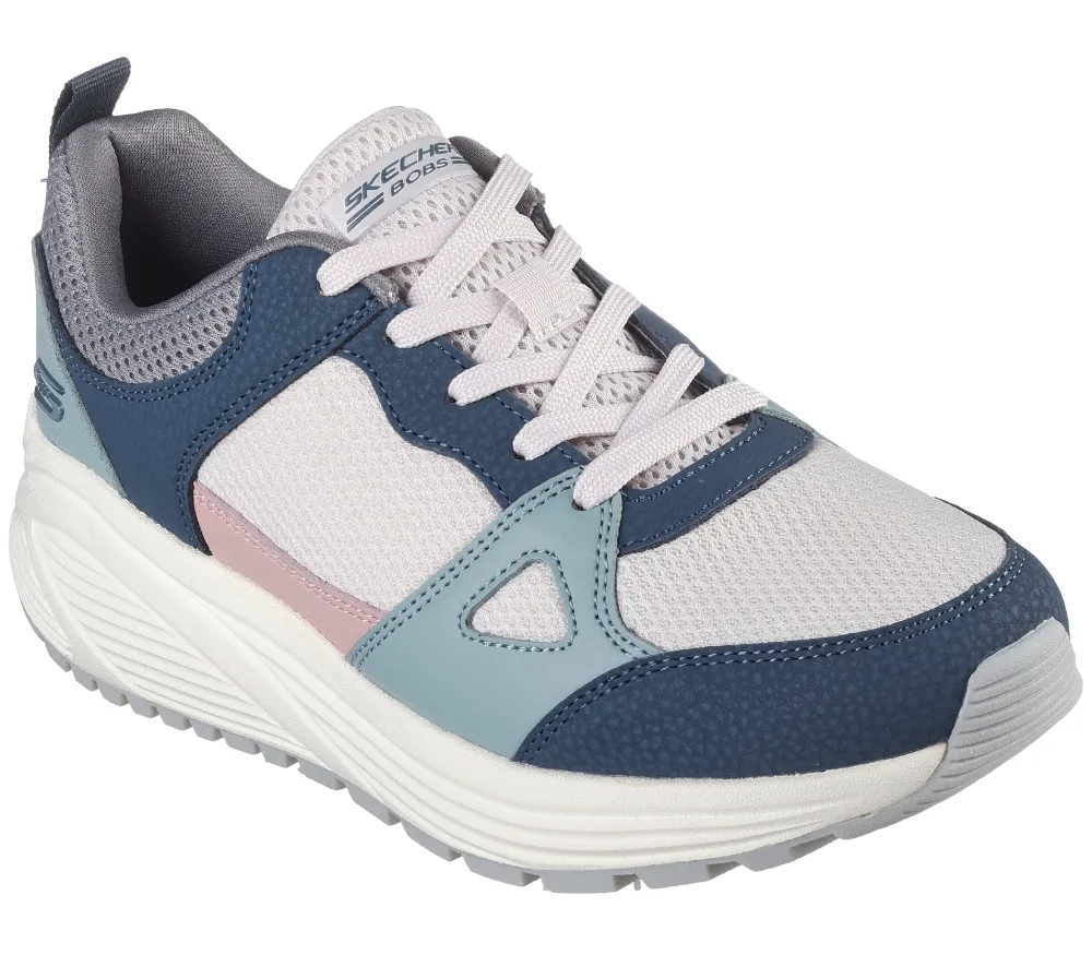 Pantofi sport, dama, SKECHERS BOB'S SPARROW RETRO CLEAN 117268-BLMT bleumarin, textil