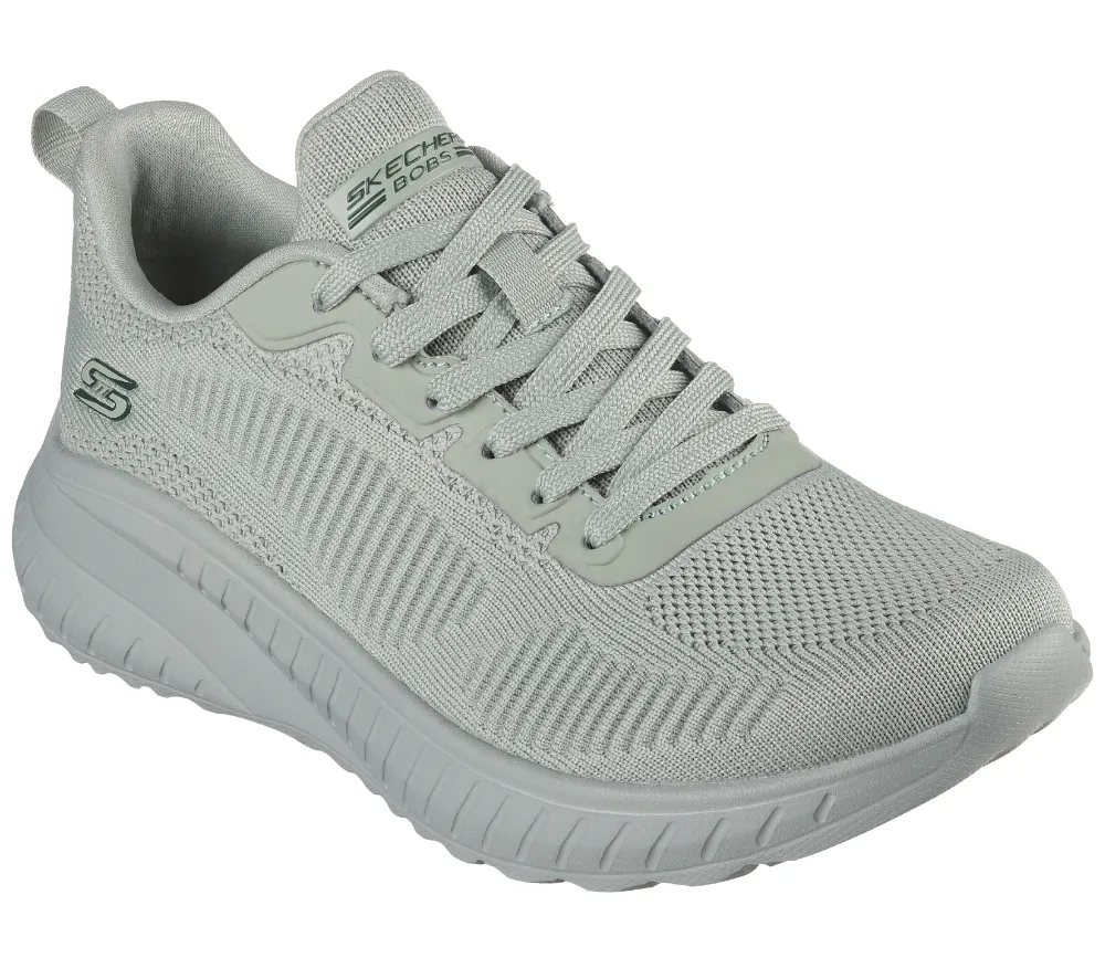 Pantofi sport, dama, SKECHERS BOB'S SQUAD CHAOS-FACE OFF, 117209-SAGE verde, textil