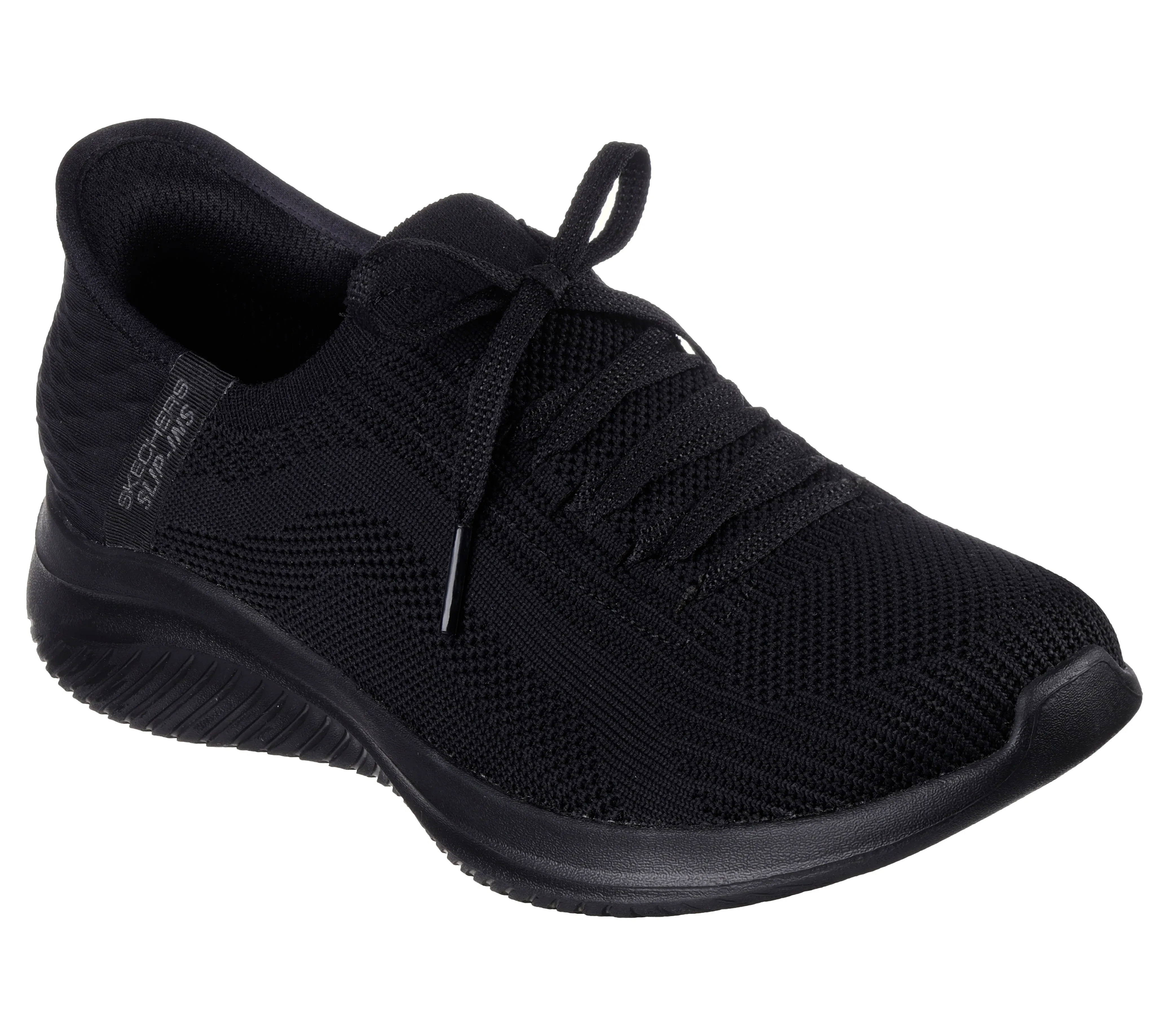 Pantofi sport, dama, SKECHERS ULTRA FLEX 3.0-BRILLIANT PATH SLIP-INS, 149710-BBK negru, textil