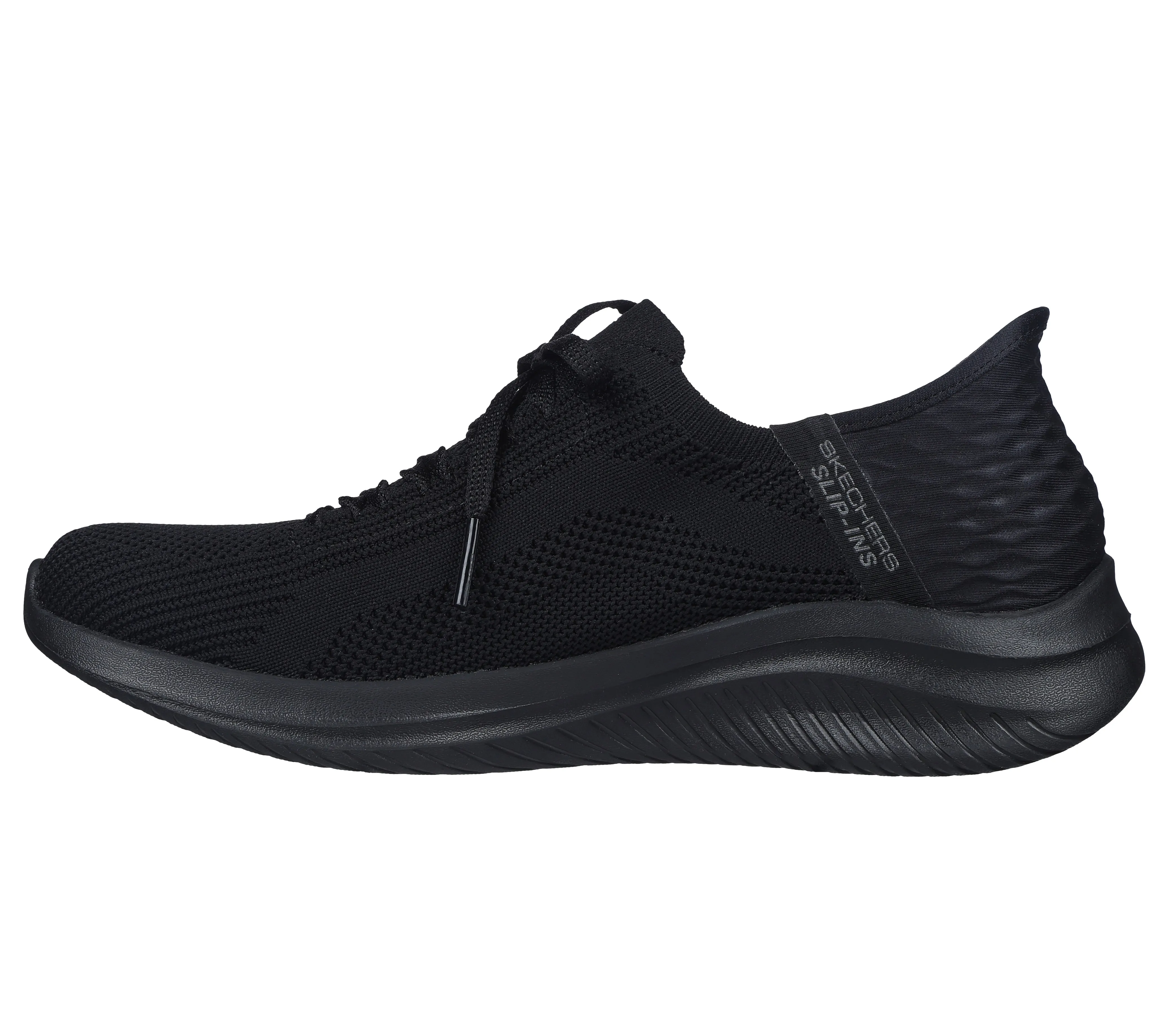 Pantofi sport, dama, SKECHERS ULTRA FLEX 3.0-BRILLIANT PATH SLIP-INS, 149710-BBK negru, textil