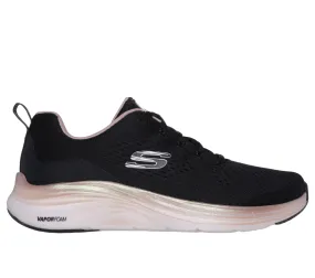 Pantofi sport, dama, SKECHERS VAPOR FOAM-MIDNIGHT GLIMMER 150025-BKRG negru, textil