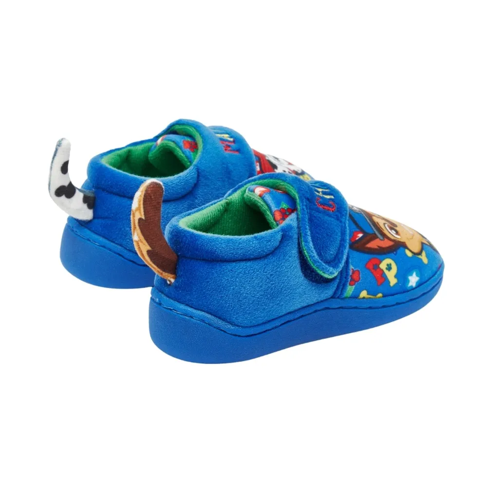 Paw Patrol Blue Graphic Print Slippers