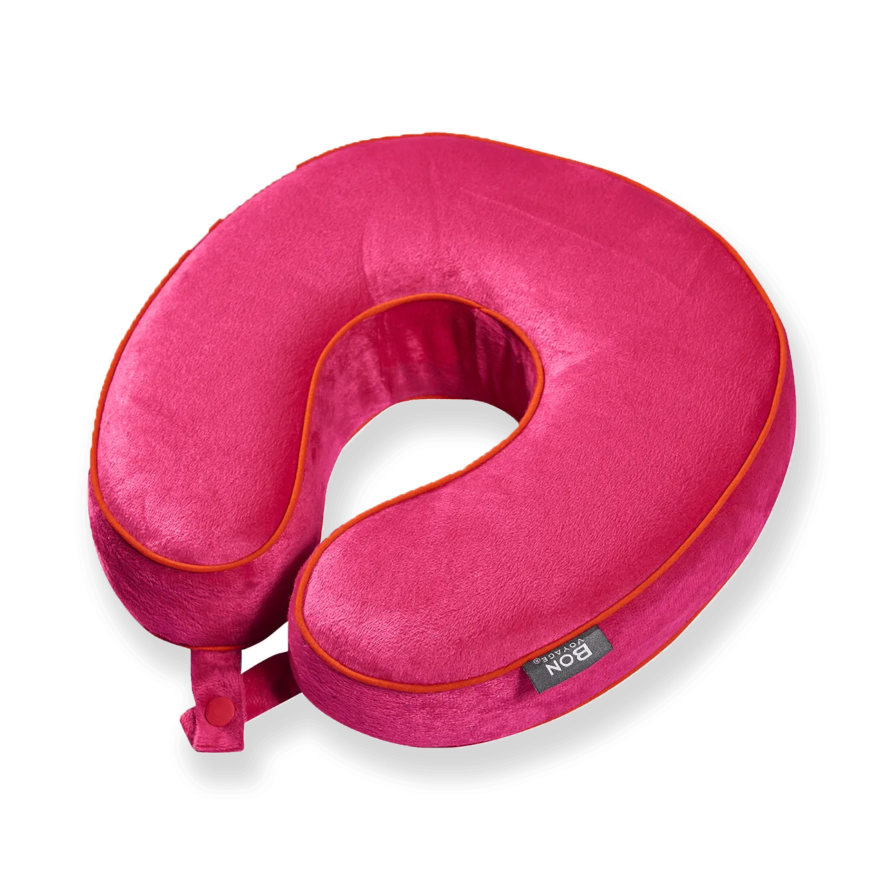 Premium Memory Foam Travel Neck Pillow - Red