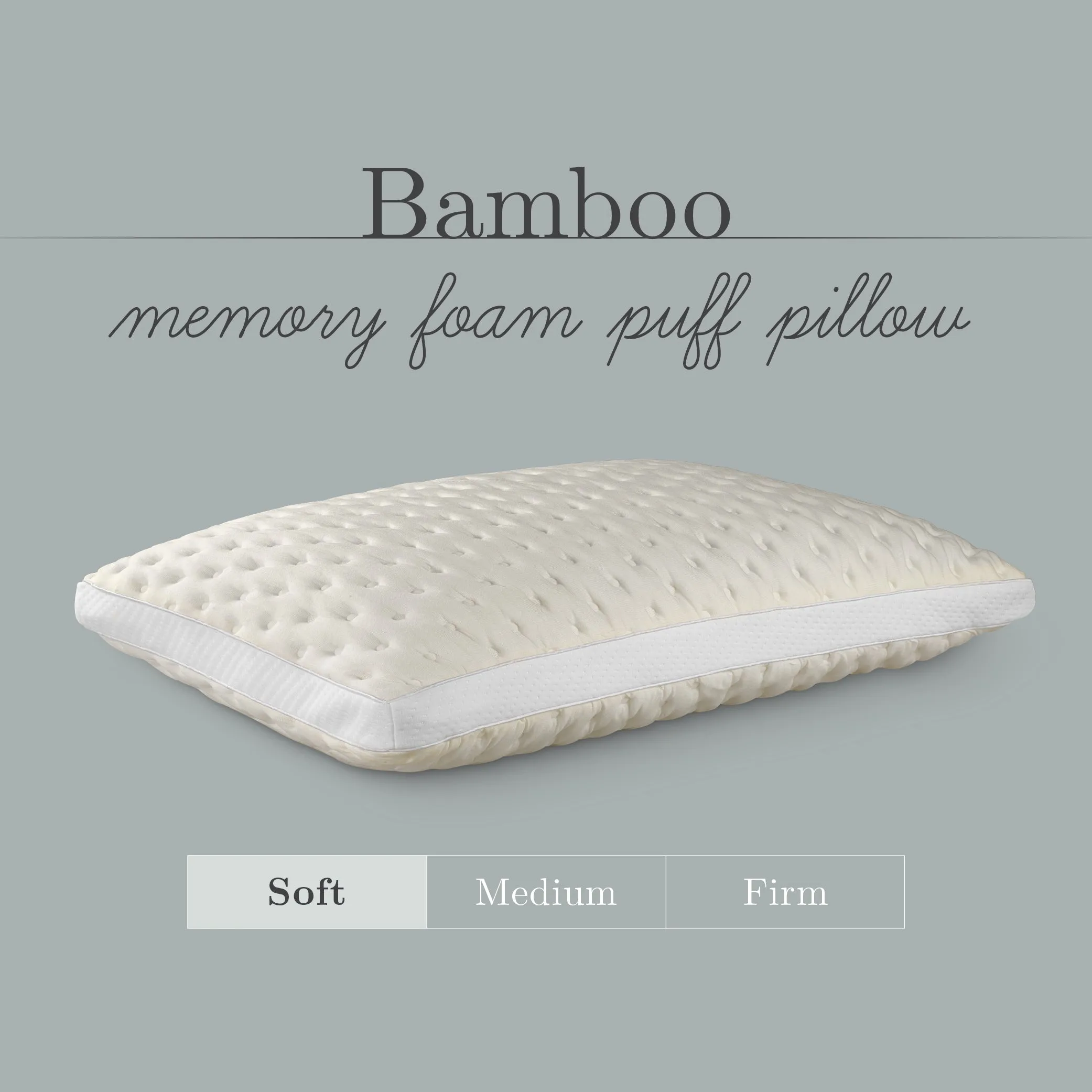 PureCare Bamboo Memory Foam Pillow