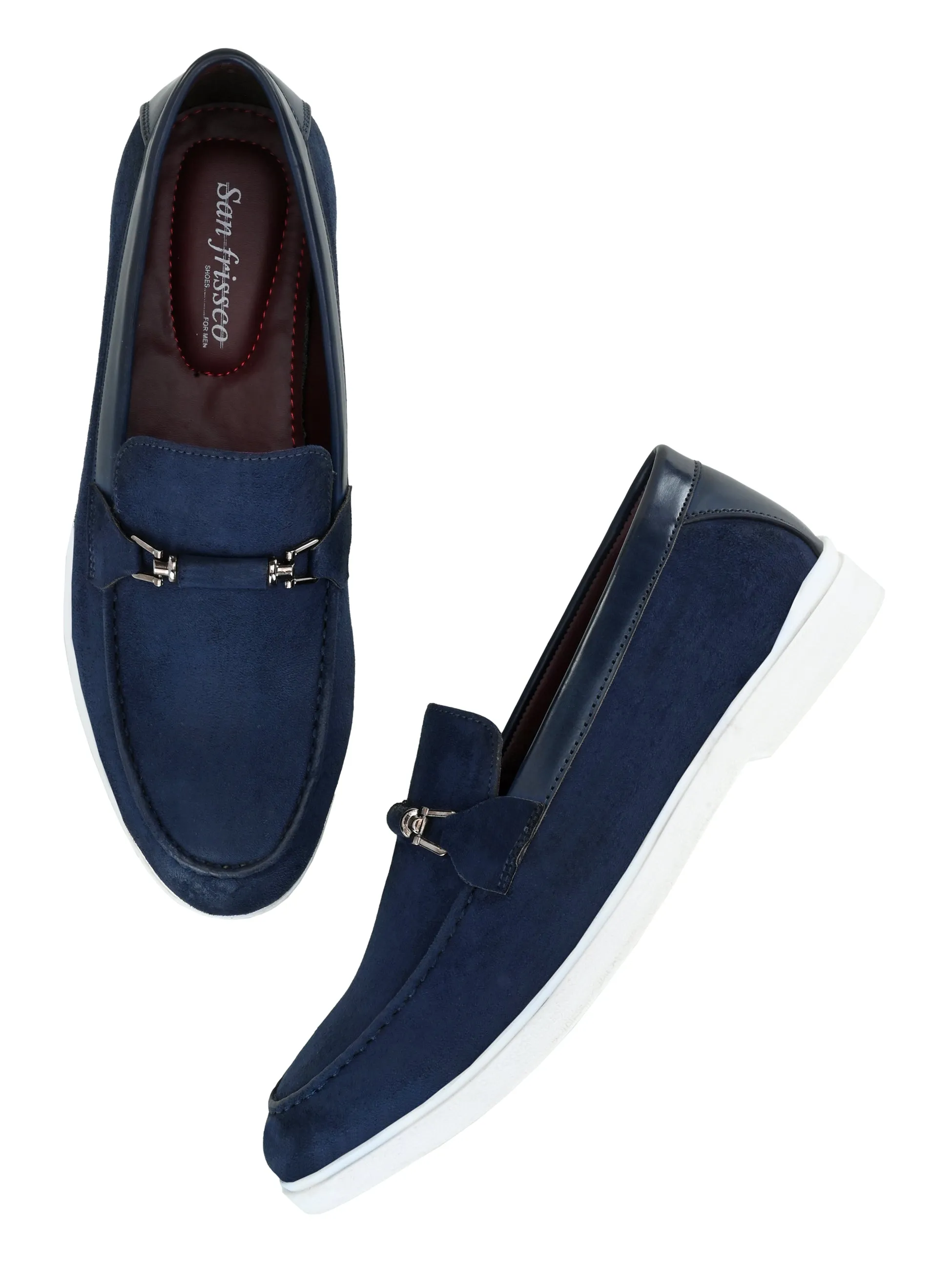 Saint Blue Penny Loafers