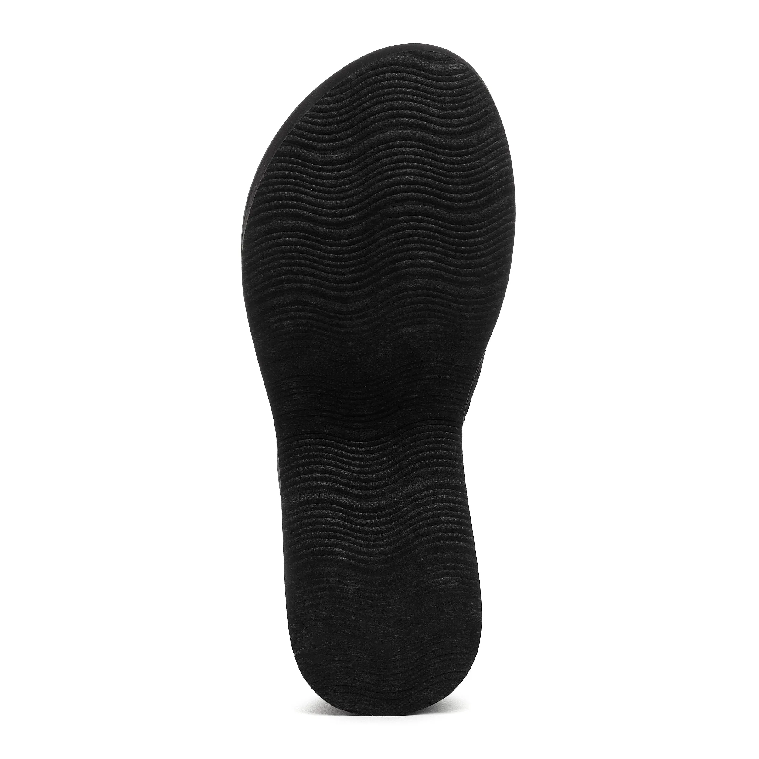 Tizzy Black Platform Flip Flop