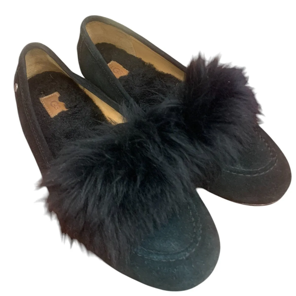 UGG Kaley Wisp Loafer Black on Black SZ 9