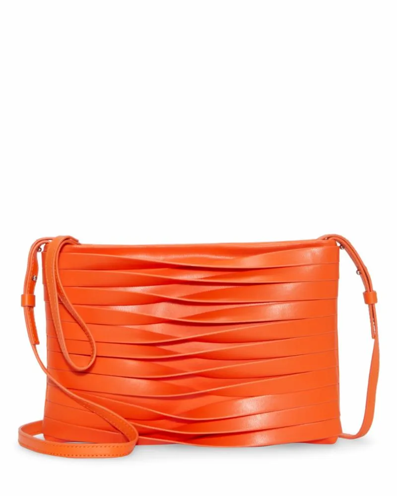 Vince Camuto Handbag DRAYA CLUTCH2 SUNSET ORANGE/SOFT PU CL LININ