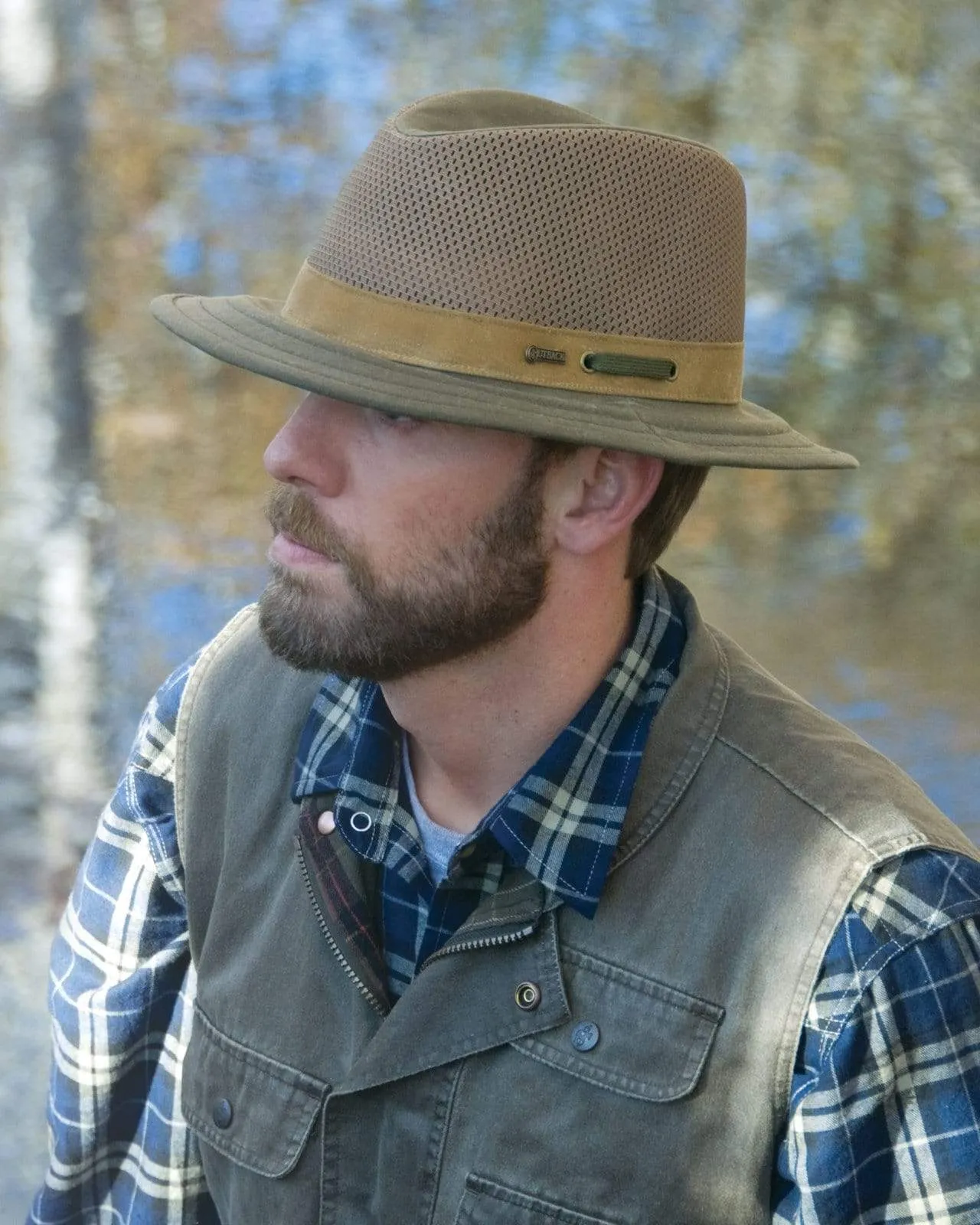 Willis With Mesh Oilskin Hat