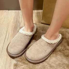 Women's Casual Solid Color Warm Cotton Slippers 47143600S