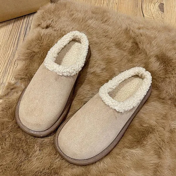 Women's Casual Solid Color Warm Cotton Slippers 47143600S